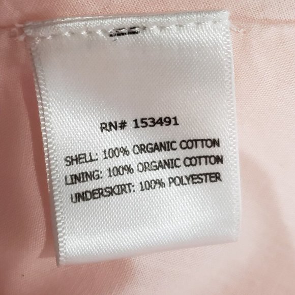 Hope and Henry Girl's Cotton Pink Eyelet Party Sun Dress Size 3 - Picture 8 of 8